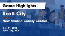 Scott City  vs New Madrid County Central  Game Highlights - Oct. 11, 2022