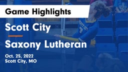 Scott City  vs Saxony Lutheran  Game Highlights - Oct. 25, 2022