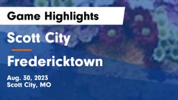 Scott City  vs Fredericktown  Game Highlights - Aug. 30, 2023