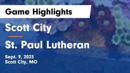 Scott City  vs St. Paul Lutheran  Game Highlights - Sept. 9, 2023