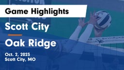 Scott City  vs Oak Ridge Game Highlights - Oct. 2, 2023