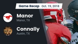 Recap: Manor  vs. Connally  2018