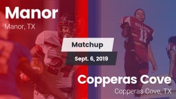 Matchup: Manor  vs. Copperas Cove  2019