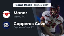 Recap: Manor  vs. Copperas Cove  2019