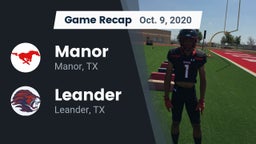 Recap: Manor  vs. Leander  2020