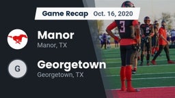 Recap: Manor  vs. Georgetown  2020