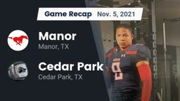 Recap: Manor  vs. Cedar Park  2021