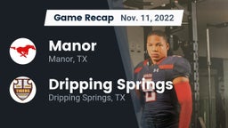 Recap: Manor  vs. Dripping Springs  2022