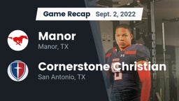 Recap: Manor  vs. Cornerstone Christian  2022