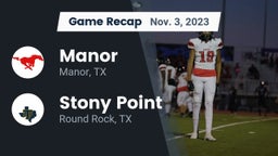 Recap: Manor  vs. Stony Point  2023