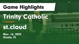 Trinity Catholic  vs st.cloud Game Highlights - Nov. 16, 2023