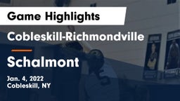 Cobleskill-Richmondville  vs Schalmont  Game Highlights - Jan. 4, 2022