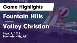Fountain Hills  vs Valley Christian  Game Highlights - Sept. 7, 2023