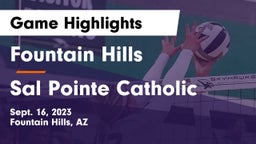 Fountain Hills  vs Sal Pointe Catholic Game Highlights - Sept. 16, 2023