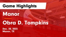 Manor  vs Obra D. Tompkins  Game Highlights - Dec. 28, 2023