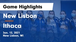 New Lisbon  vs Ithaca  Game Highlights - Jan. 12, 2021
