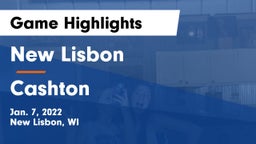 New Lisbon  vs Cashton  Game Highlights - Jan. 7, 2022