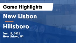 New Lisbon  vs Hillsboro  Game Highlights - Jan. 18, 2022