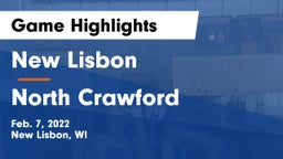 New Lisbon  vs North Crawford  Game Highlights - Feb. 7, 2022