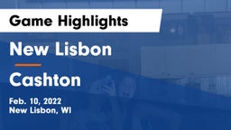 New Lisbon  vs Cashton  Game Highlights - Feb. 10, 2022