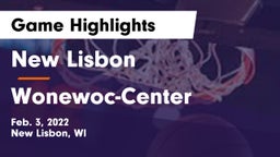 New Lisbon  vs Wonewoc-Center  Game Highlights - Feb. 3, 2022