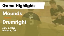 Mounds  vs Drumright  Game Highlights - Jan. 3, 2022