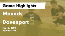 Mounds  vs Davenport  Game Highlights - Jan. 7, 2022