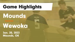 Mounds  vs Wewoka  Game Highlights - Jan. 20, 2022