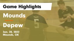 Mounds  vs Depew  Game Highlights - Jan. 28, 2022