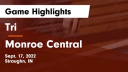 Tri  vs Monroe Central  Game Highlights - Sept. 17, 2022