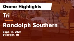 Tri  vs Randolph Southern Game Highlights - Sept. 17, 2022