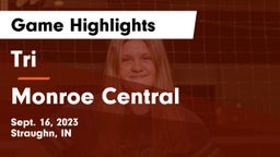 Tri  vs Monroe Central  Game Highlights - Sept. 16, 2023