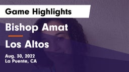 Bishop Amat  vs Los Altos  Game Highlights - Aug. 30, 2022
