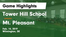 Tower Hill School vs Mt. Pleasant Game Highlights - Feb. 14, 2019