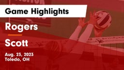 Rogers  vs Scott  Game Highlights - Aug. 23, 2023