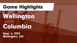 Wellington  vs Columbia  Game Highlights - Sept. 6, 2022