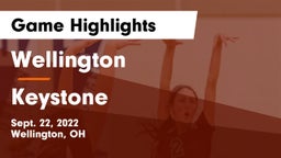 Wellington  vs Keystone  Game Highlights - Sept. 22, 2022