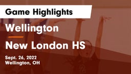 Wellington  vs New London HS Game Highlights - Sept. 26, 2022