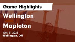 Wellington  vs Mapleton  Game Highlights - Oct. 3, 2022