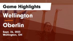 Wellington  vs Oberlin  Game Highlights - Sept. 26, 2023