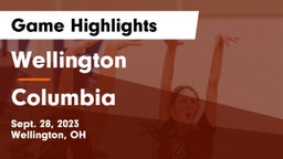 Wellington  vs Columbia  Game Highlights - Sept. 28, 2023