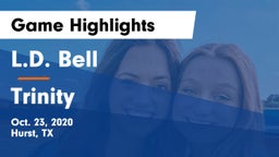 L.D. Bell vs Trinity  Game Highlights - Oct. 23, 2020