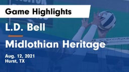 L.D. Bell vs Midlothian Heritage  Game Highlights - Aug. 12, 2021