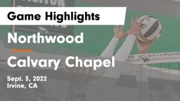 Northwood  vs Calvary Chapel  Game Highlights - Sept. 3, 2022