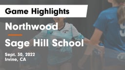 Northwood  vs Sage Hill School Game Highlights - Sept. 30, 2022