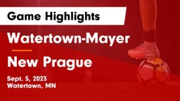 Watertown-Mayer  vs New Prague  Game Highlights - Sept. 5, 2023