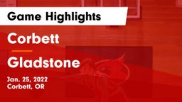Corbett  vs Gladstone  Game Highlights - Jan. 25, 2022