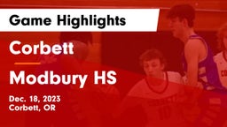 Corbett  vs Modbury HS Game Highlights - Dec. 18, 2023