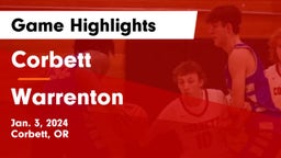 Corbett  vs Warrenton  Game Highlights - Jan. 3, 2024