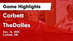Corbett  vs TheDalles Game Highlights - Dec. 16, 2023
